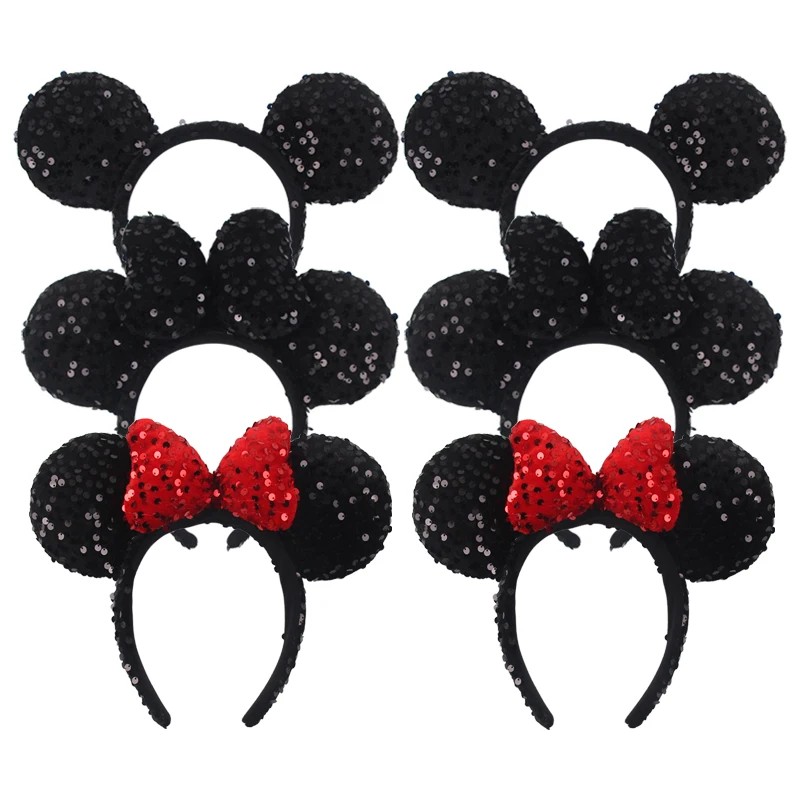 Ribbon Bow Gift - 1pc Classic Mouse Ears Hair Hoops