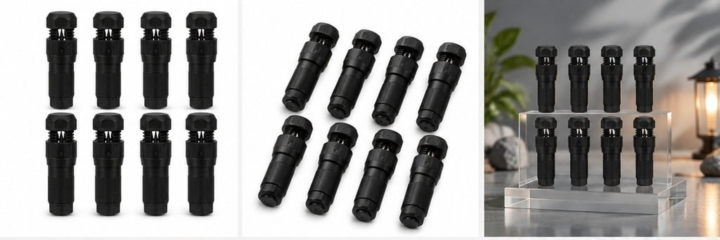 Christmas Lights Outdoor - 8Pcs Waterproof Low Voltage Piercing Wire
