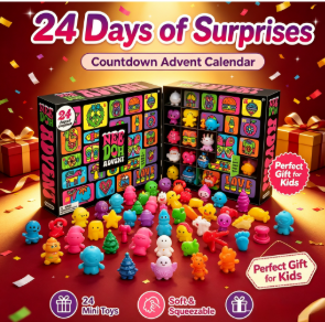 Needoh Advent Calendar 24 Days - Advent Calendar Gift recension och pris
