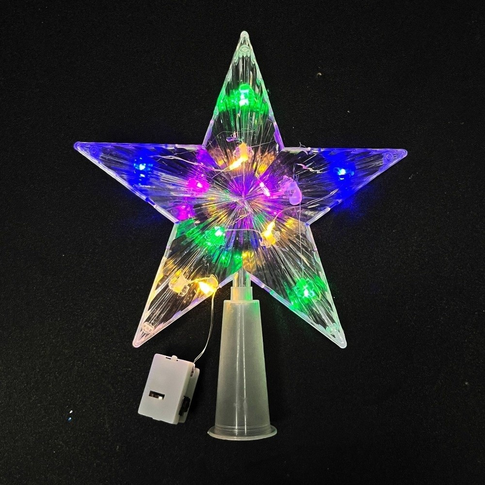New Lighted Star Christmas Tre - Star Tree Topper recension och pris
