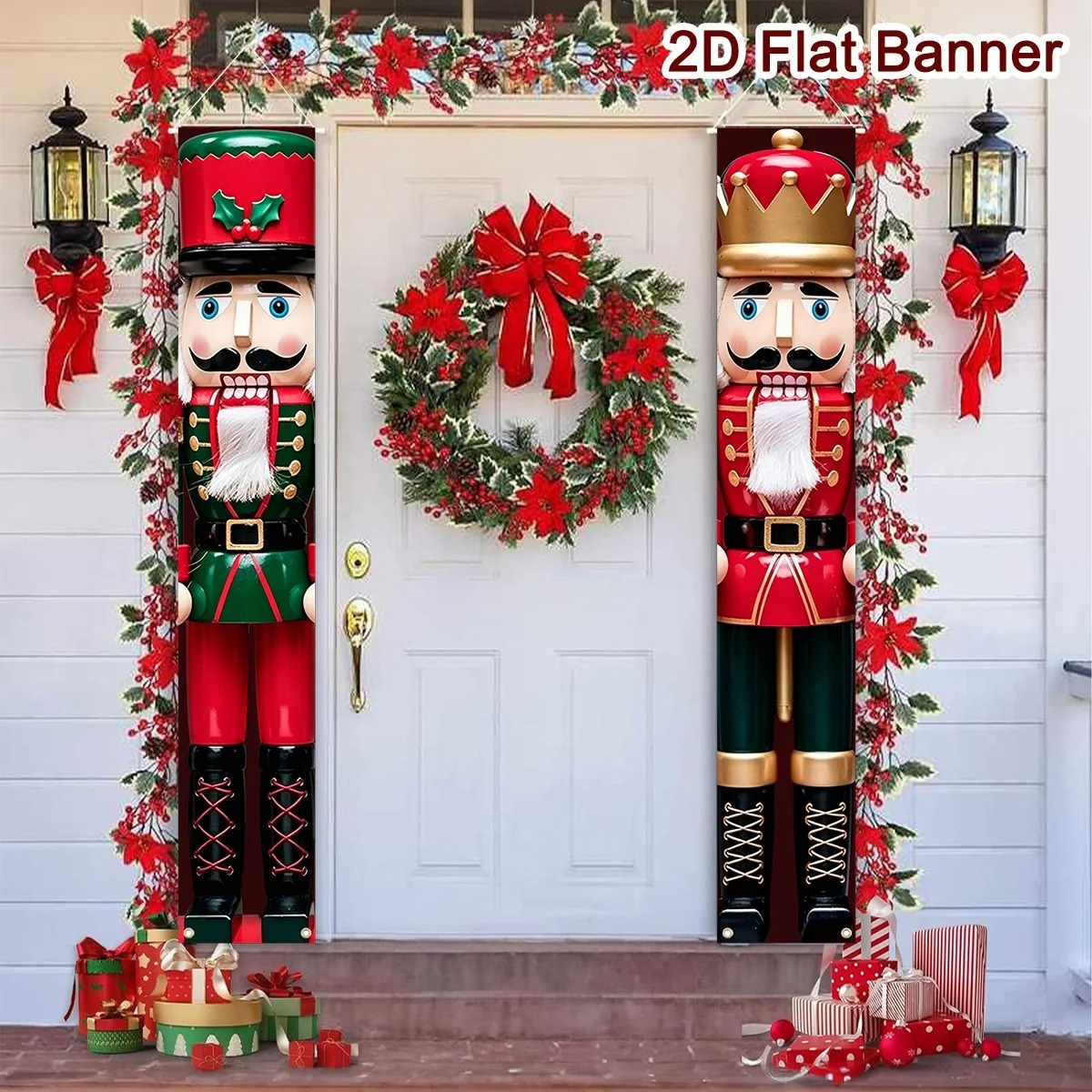 Christmas Porch Banner Set Sol - Nutcracker Figurine recension och pris