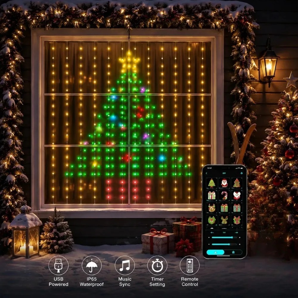 Christmas Light String LED Cur - Led Fairy String Lights recension och pris