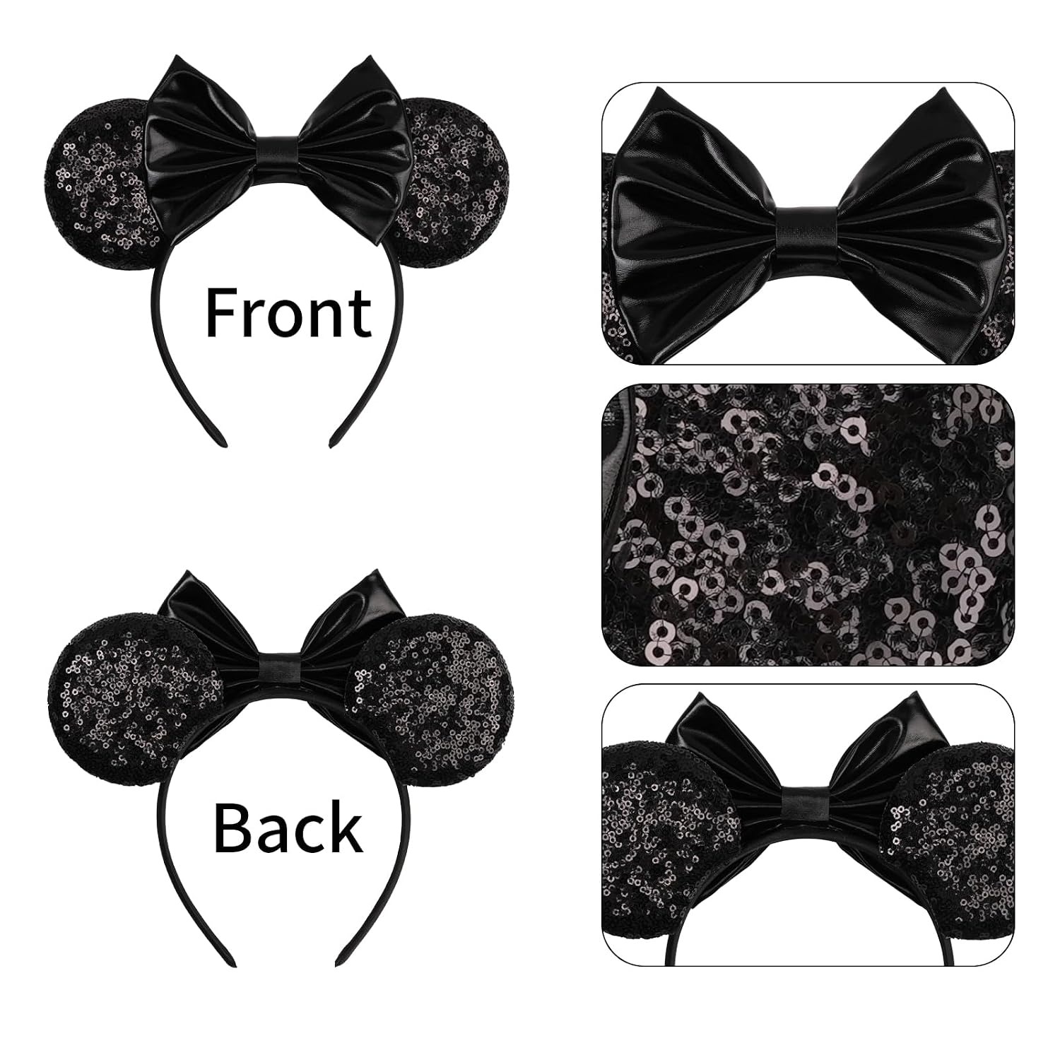 2PCS/Sets Mickey Mouse Ear Hea - Ribbon Bow Gift recension och pris