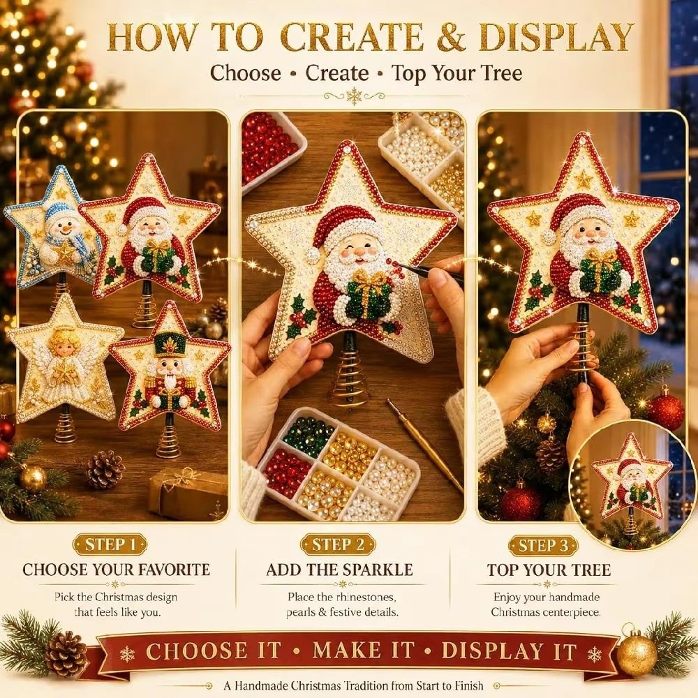 Star Shape Christmas Star Tree - Star Tree Topper recension och pris