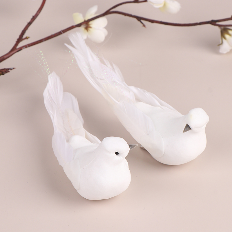 △ 1Pc Artificial Pigeon Birds  - Christmas Tree Artificial recension och pris