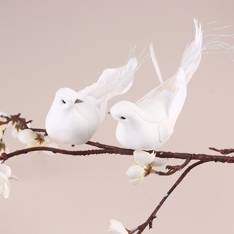 △ 1Pc Artificial Pigeon Birds  - Christmas Tree Artificial recension och pris