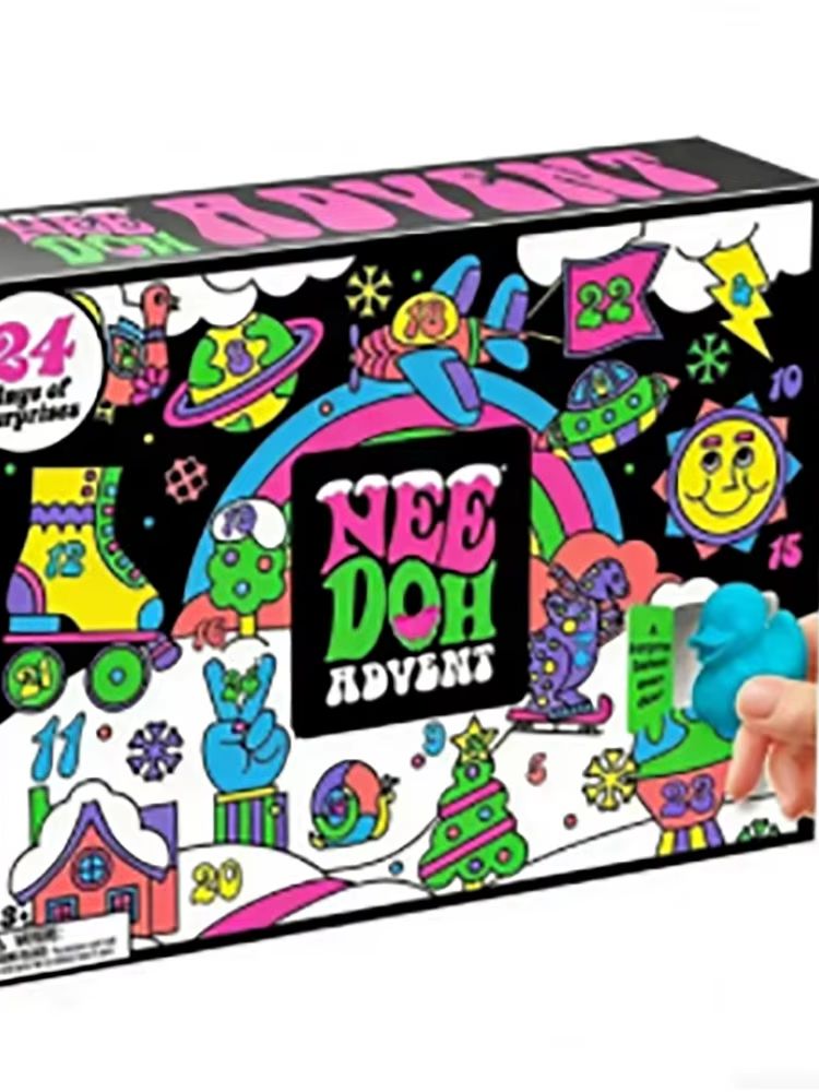 24Pcs Nee‑Doh Squish Fidget Ad - Advent Calendar Gift recension och pris