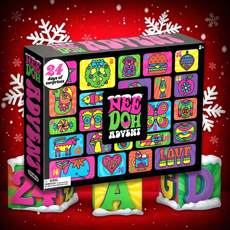 2026 NeeDoh Advent Calendar, 3 - Advent Calendar Gift recension och pris