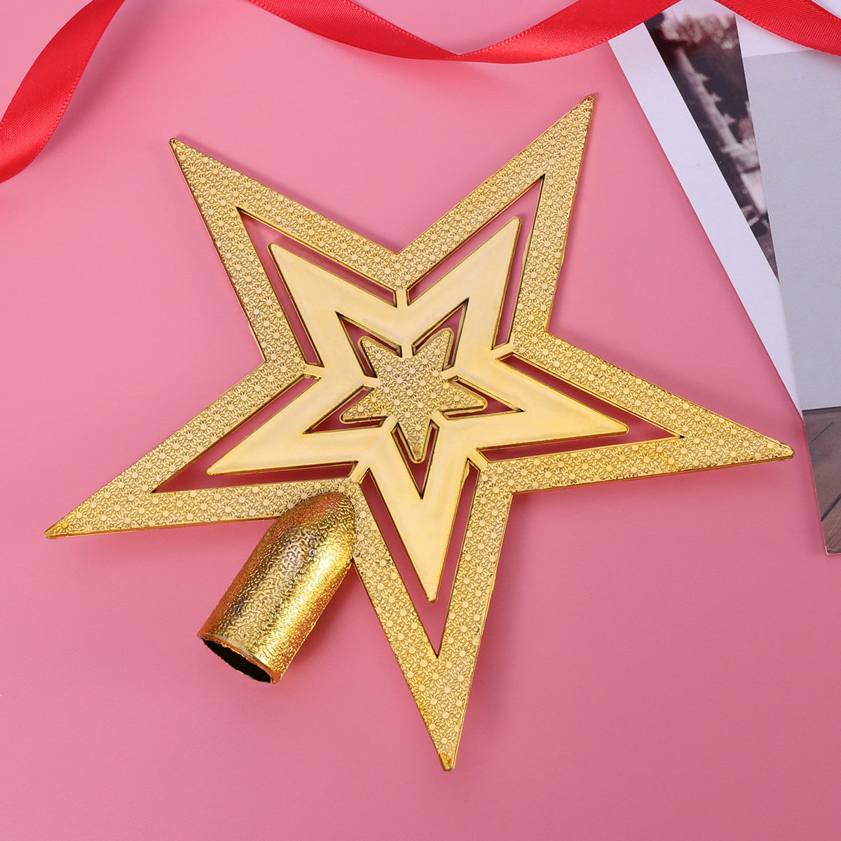 20Cm Christmas Star Topper Mad - Star Tree Topper recension och pris