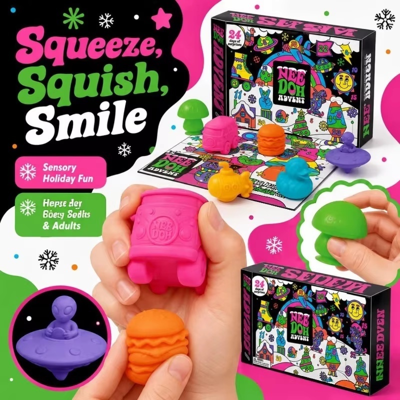 2026 NeeDoh Advent Calendar 3D - Advent Calendar Gift recension och pris