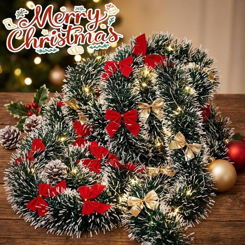 20/2m Christmas Tinsel Garland - Tinsel Garland Decoration recension och pris
