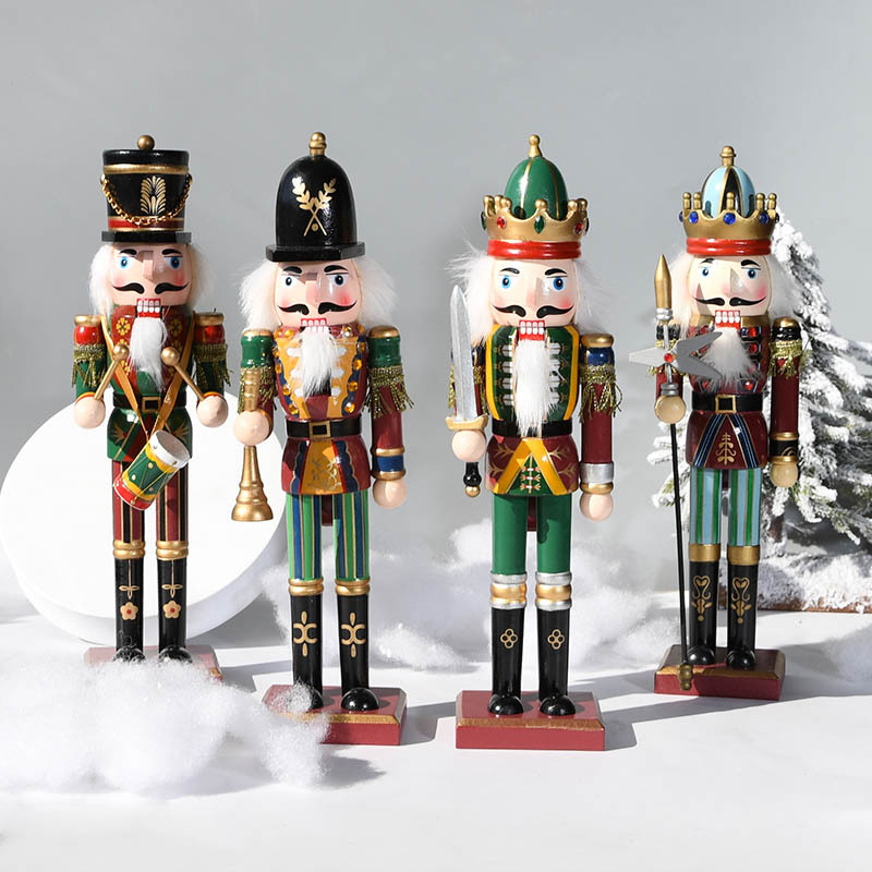 30CM Wooden Nutcracker Soldier - Nutcracker Figurine recension och pris