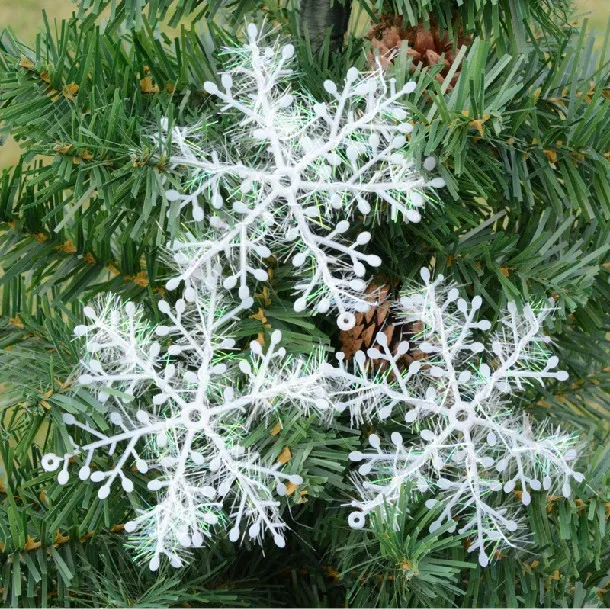 30pcs Christmas Snowflake Orna - Christmas Tree Artificial recension och pris