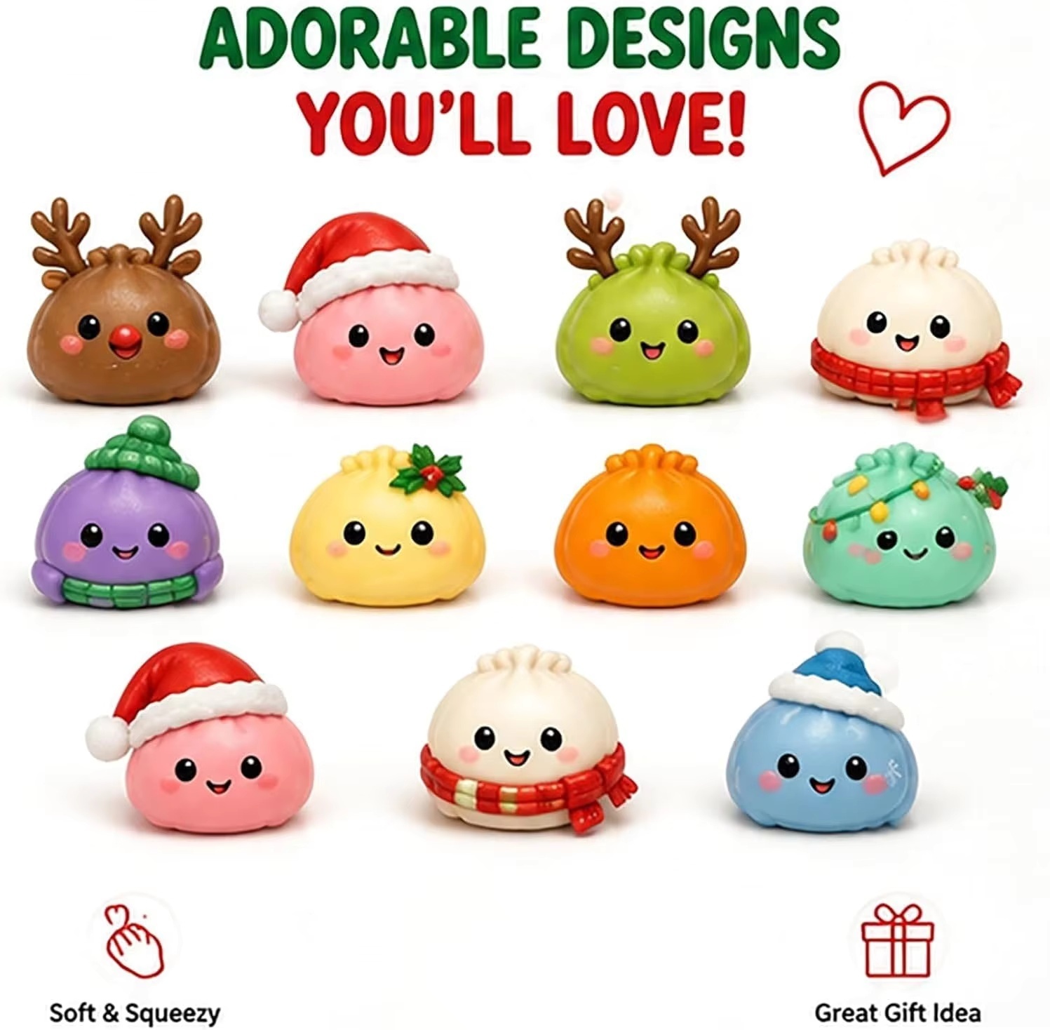 Christmas Squishy Advent Calen - Advent Calendar Gift recension och pris