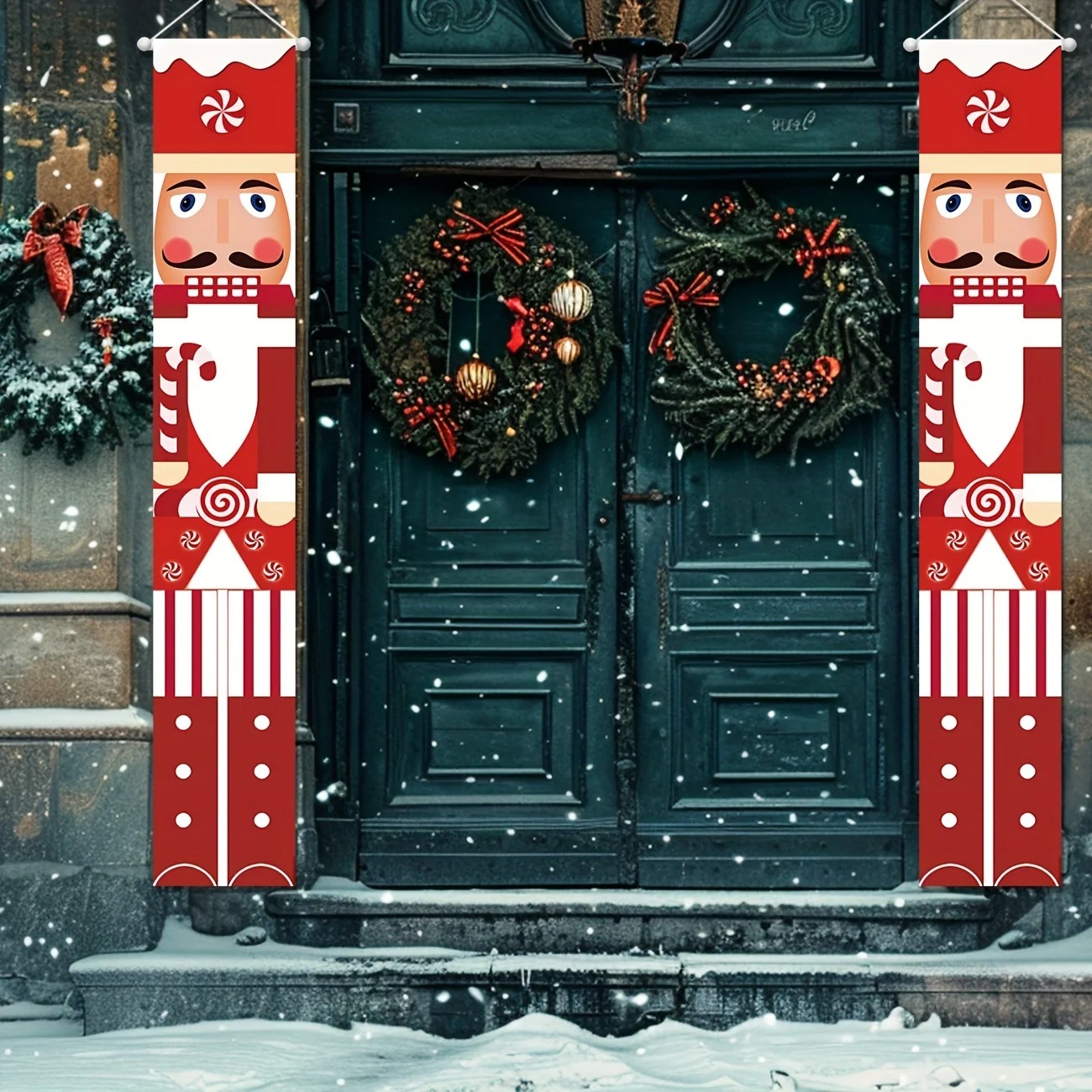 Christmas Banner Set Nutcracke - Nutcracker Figurine recension och pris