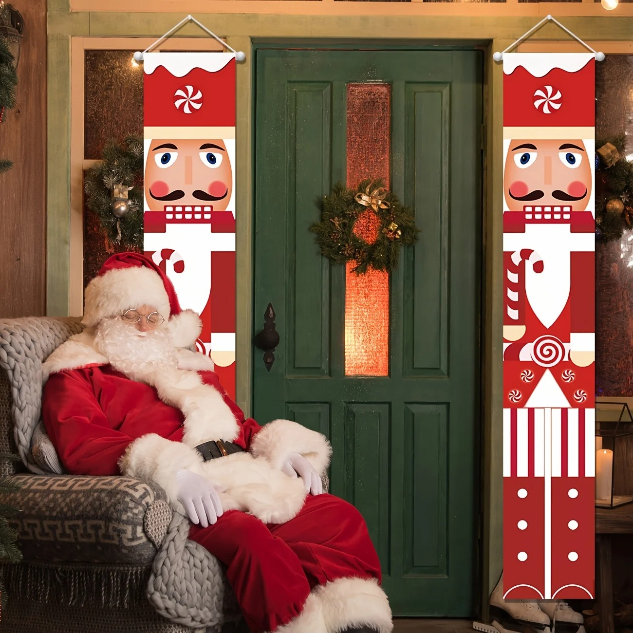 Christmas Banner Set Nutcracke - Nutcracker Figurine recension och pris