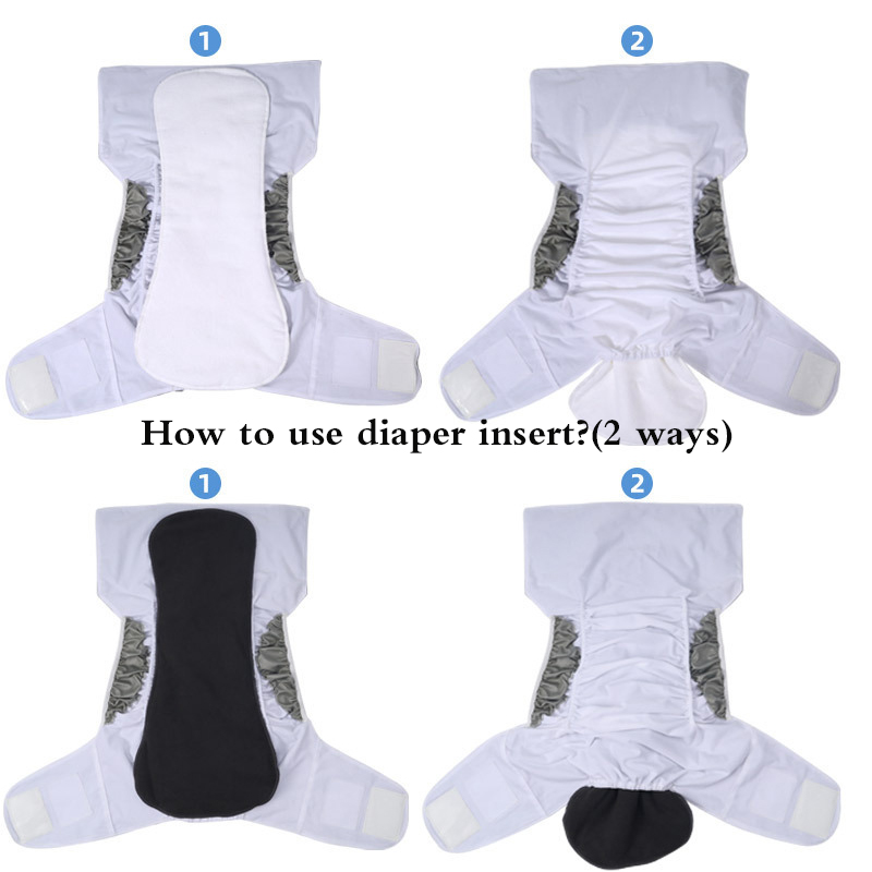 3pcs Washable Adult Cloth Diap - Pampers Diaper Premium Care recension och pris