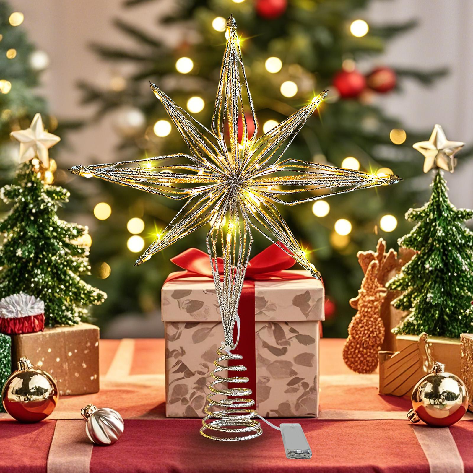 Christmas Tree Topper 3D Star  - Star Tree Topper recension och pris