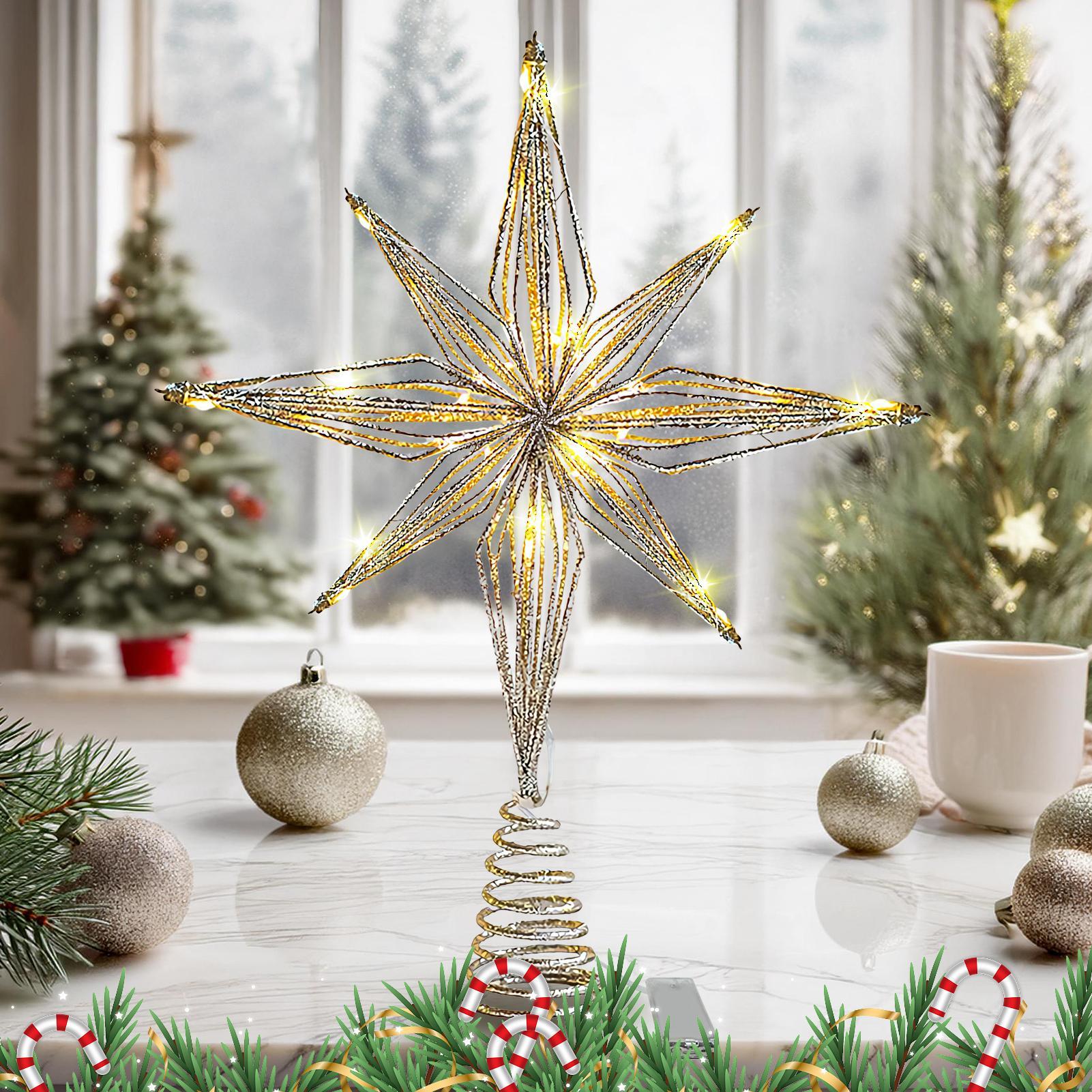 Christmas Tree Topper 3D Star  - Star Tree Topper recension och pris